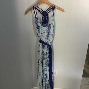 Elegant Multicolor Strappy Dress